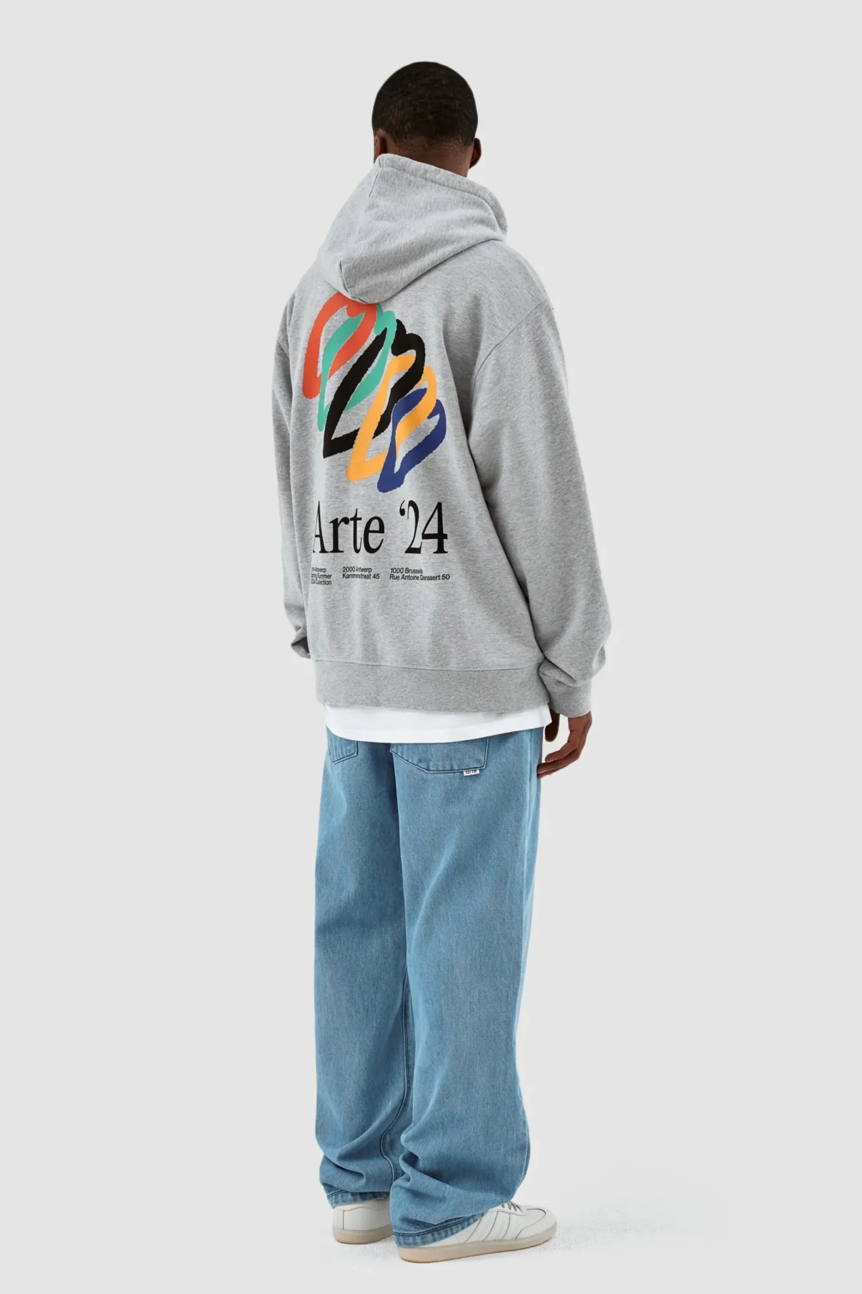 Arte Antwerp Hank Back Hearts Hoodie