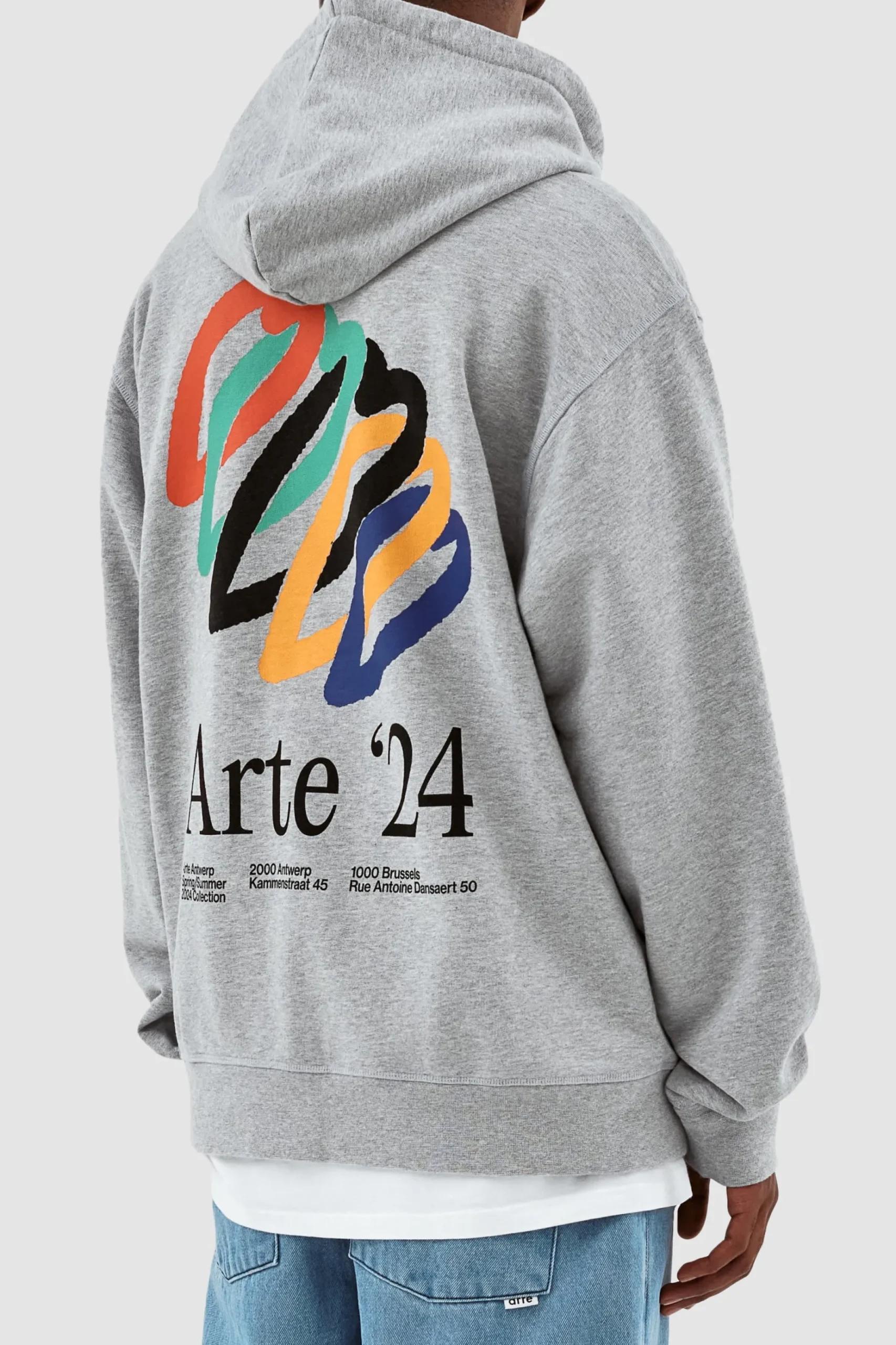 Arte Antwerp Hank Back Hearts Hoodie