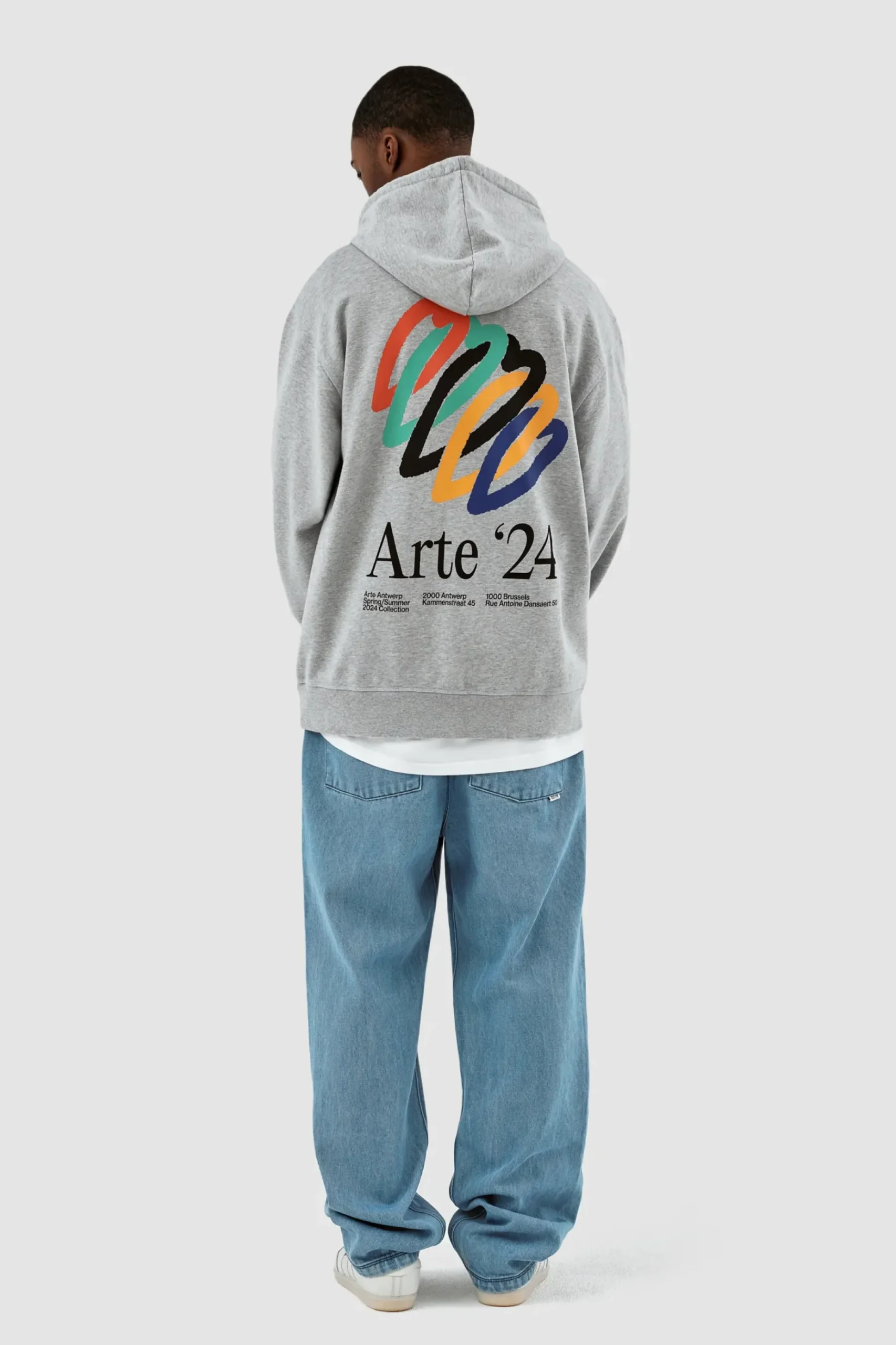 Arte Antwerp Hank Back Hearts Hoodie
