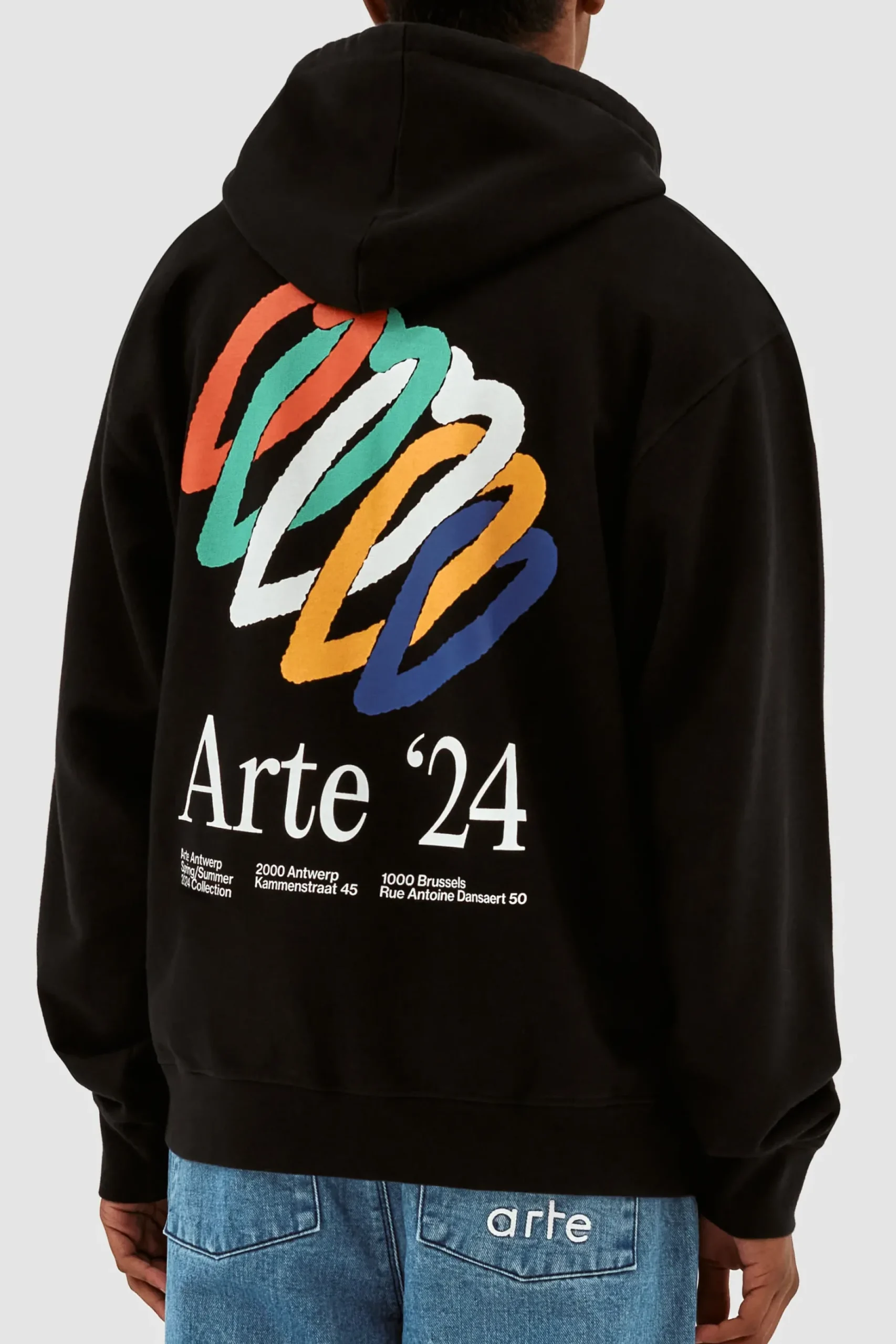 Arte Antwerp Hank Back Hearts Hoodie