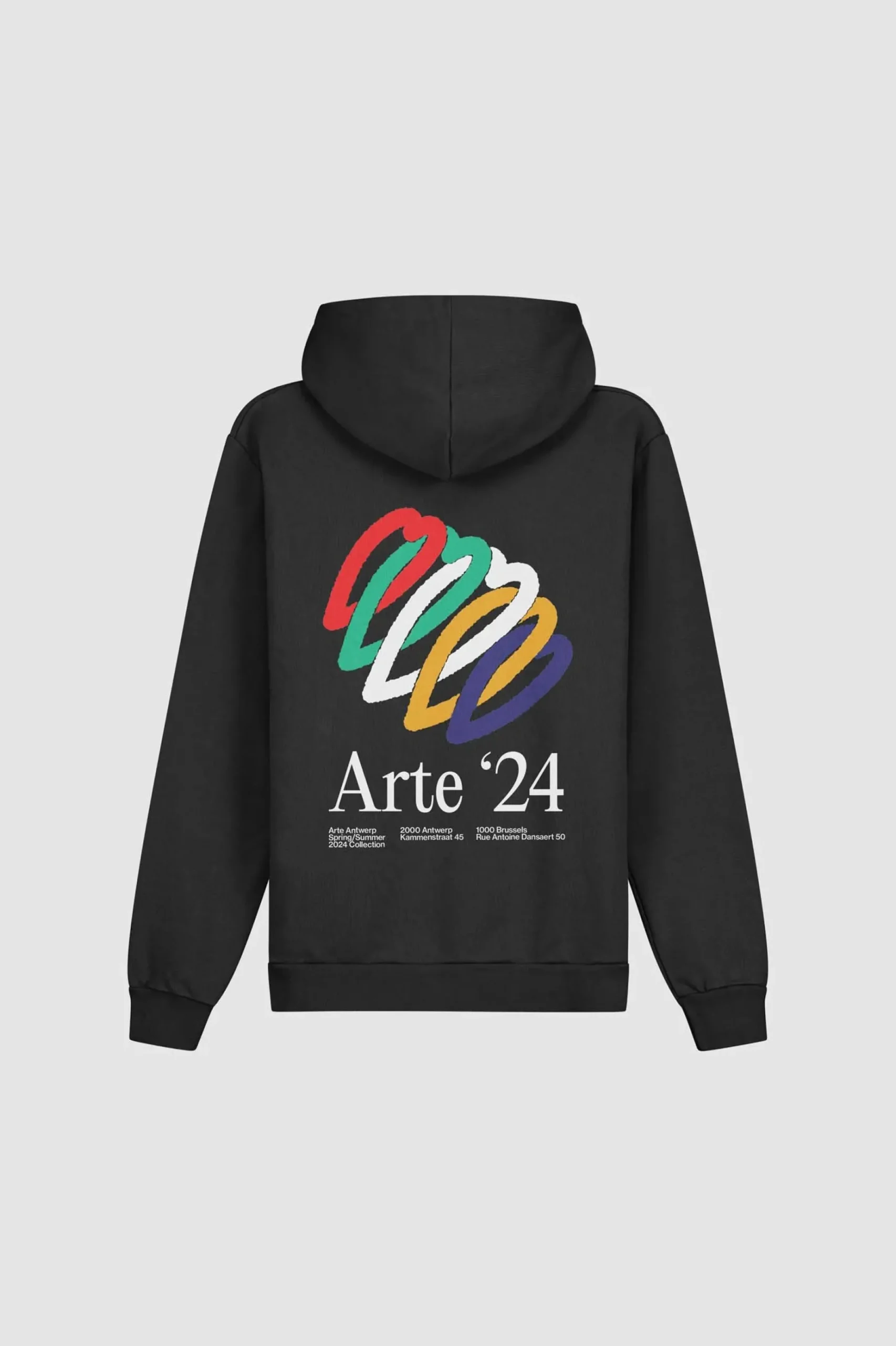 Arte Antwerp Hank Back Hearts Hoodie